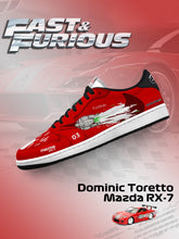 Dominic Toretto RX-7 V.1 Custom TS Niedrige Turnschuhe